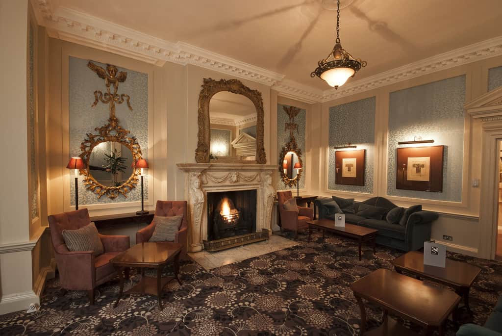 Lounge by the fire at Sir Christopher Wren