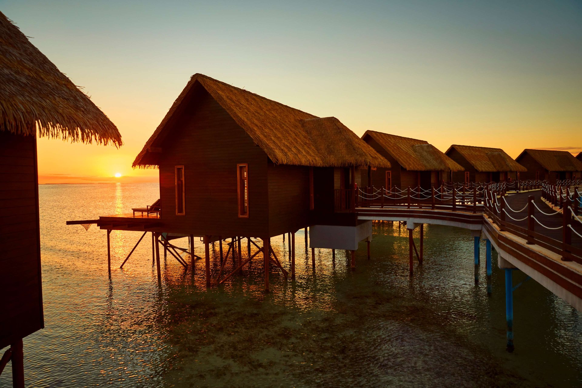 An ocean water villa, where guests can have an authentic cuban experience.